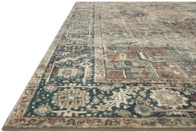 Margot MAT02 Terracotta/Lagoon 3'6" x 5'6" Rug