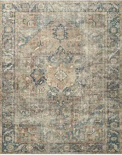 Margot MAT02 Terracotta/Lagoon 3'6" x 5'6" Rug