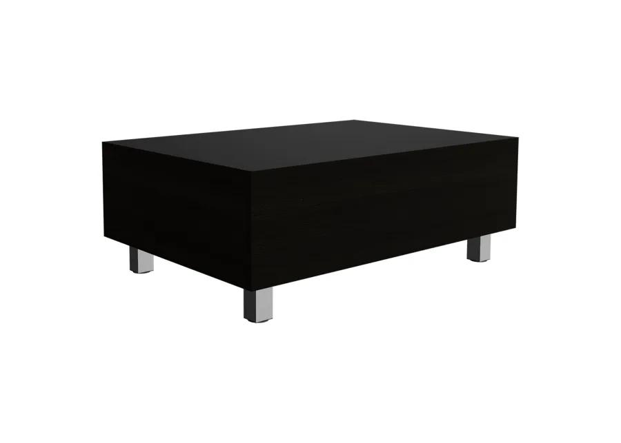 Gambia Lift Top Coffee Table, Four Legs -White