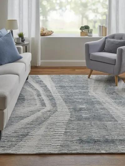 Brighton 69CGF 4' x 6' Ivory/Blue/Gray Rug