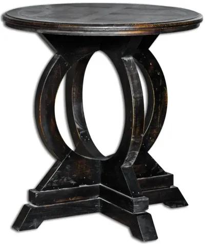 Uttermost Maiva Black Side Table