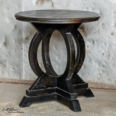 Uttermost Maiva Black Side Table