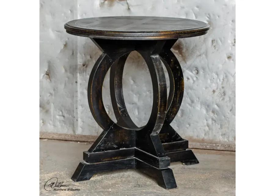 Uttermost Maiva Black Side Table