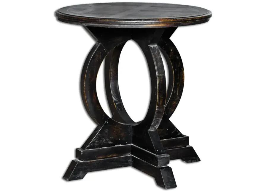 Uttermost Maiva Black Side Table