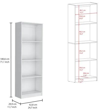 Chelton 3 Piece Living Room Set with 3 Bookcases, Matt Gray/ White