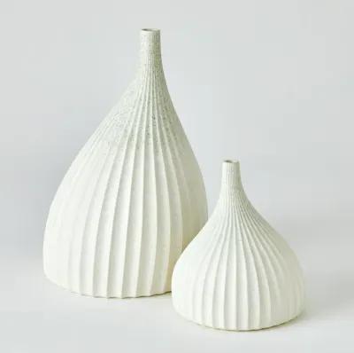 Dewdrop Vase-White Small