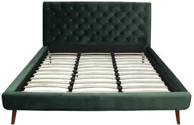 Ashcroft Furniture Co Dillon Queen Velvet Platform Bed