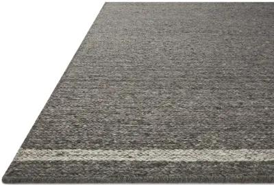 Ashby ASH02 Granite/Silver 3'6" x 5'6" Rug