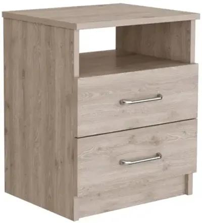 Nightstand Olienza, Bedroom, Light Gray