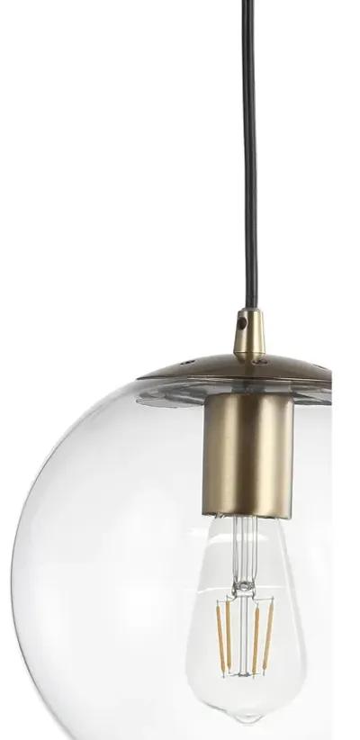 Bleecker Metal/Glass Globe LED Pendant