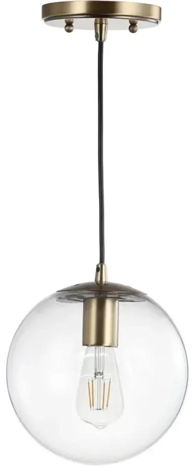 Bleecker Metal/Glass Globe LED Pendant