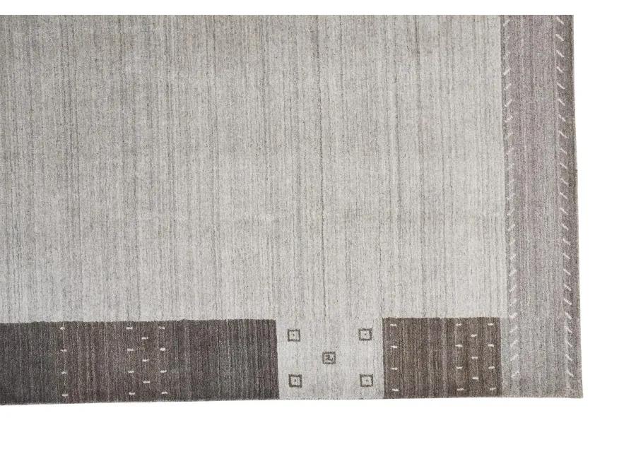 Legacy 6575F Gray/Silver/Black 5'6" x 8'6" Rug