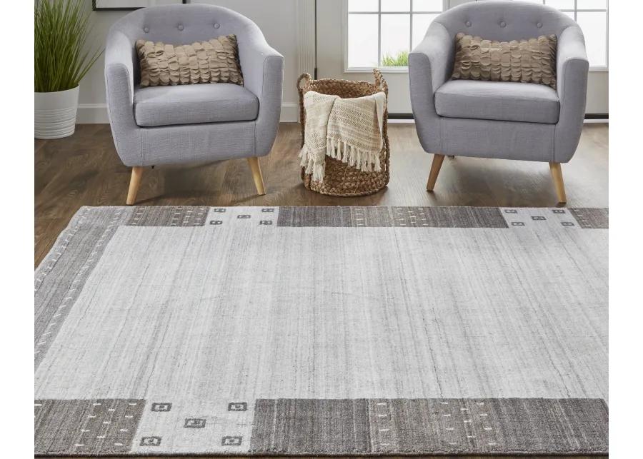 Legacy 6575F Gray/Silver/Black 5'6" x 8'6" Rug