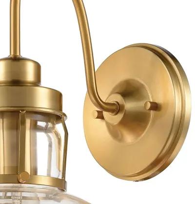 Manhattan Boutique 12'' Gold High 1-Light Sconce