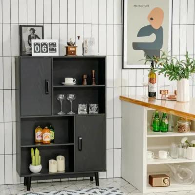 Hivvago Sideboard Storage Cabinet with Door Shelf