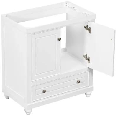 30" Bathroom Vanity Base Cabinet, Doors & Drawer