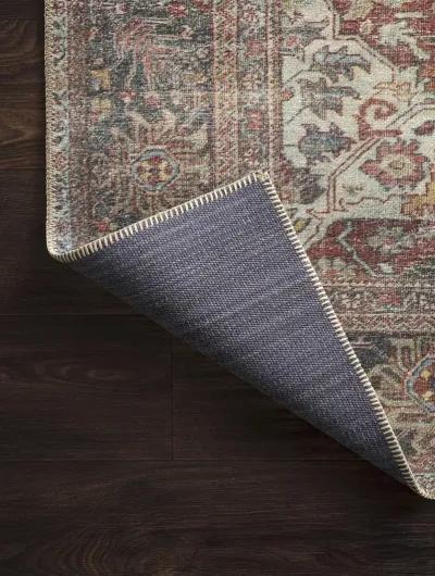 Loren LQ14 Brick/Multi 7'6" x 9'6" Rug