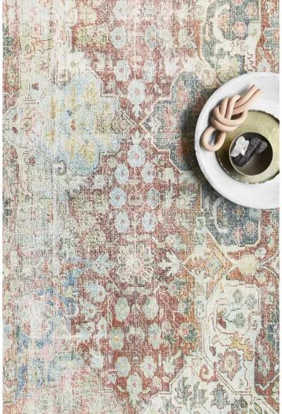 Loren LQ14 Brick/Multi 7'6" x 9'6" Rug