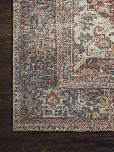 Loren LQ14 Brick/Multi 7'6" x 9'6" Rug