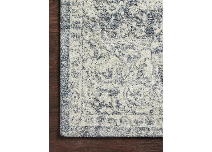 Theory Ivory/Blue 9'6" x 13' Rug