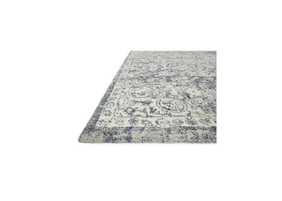 Theory Ivory/Blue 9'6" x 13' Rug