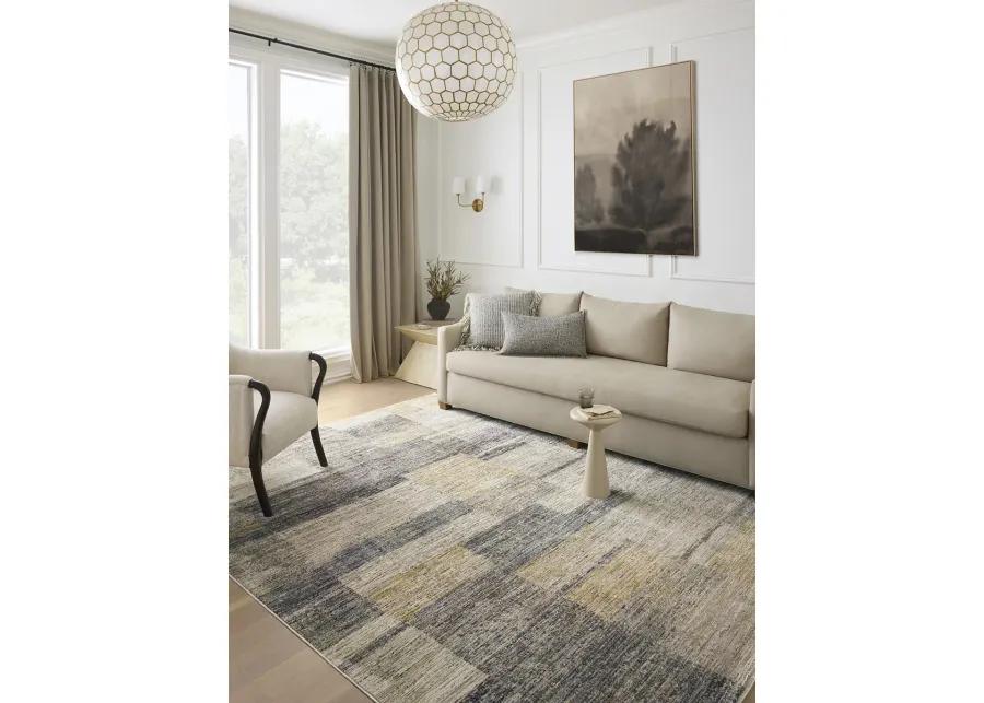 Soho SOH08 Grey/Gold 7'10" x 10' Rug