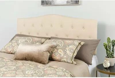 Fabric Upholstered Button Tufted Headboard - Twin