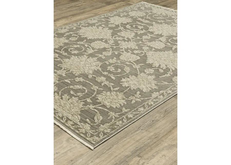 Capella 2'3" x 7'6" Grey Rug