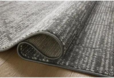 Kamala KAM06 Charcoal/Ivory 7'10" x 10' Rug