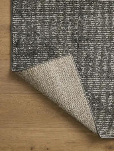 Kamala KAM06 Charcoal/Ivory 7'10" x 10' Rug