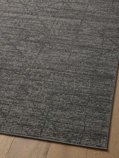 Kamala KAM06 Charcoal/Ivory 7'10" x 10' Rug