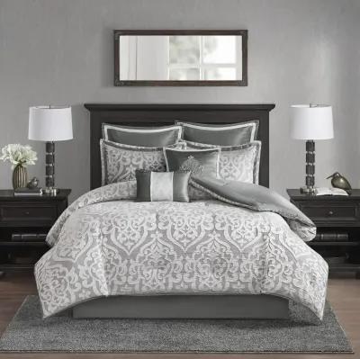 Belen Kox 8-Pieces Polyester Jacquard Comforter Set, Belen Kox