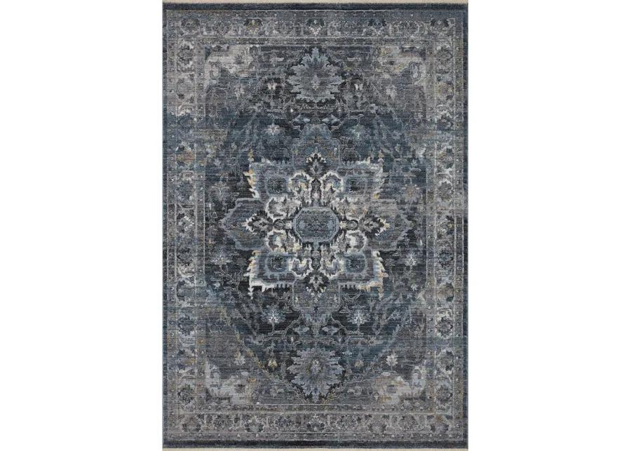 Samra Denim/Grey 9'6" x 13'1" Rug