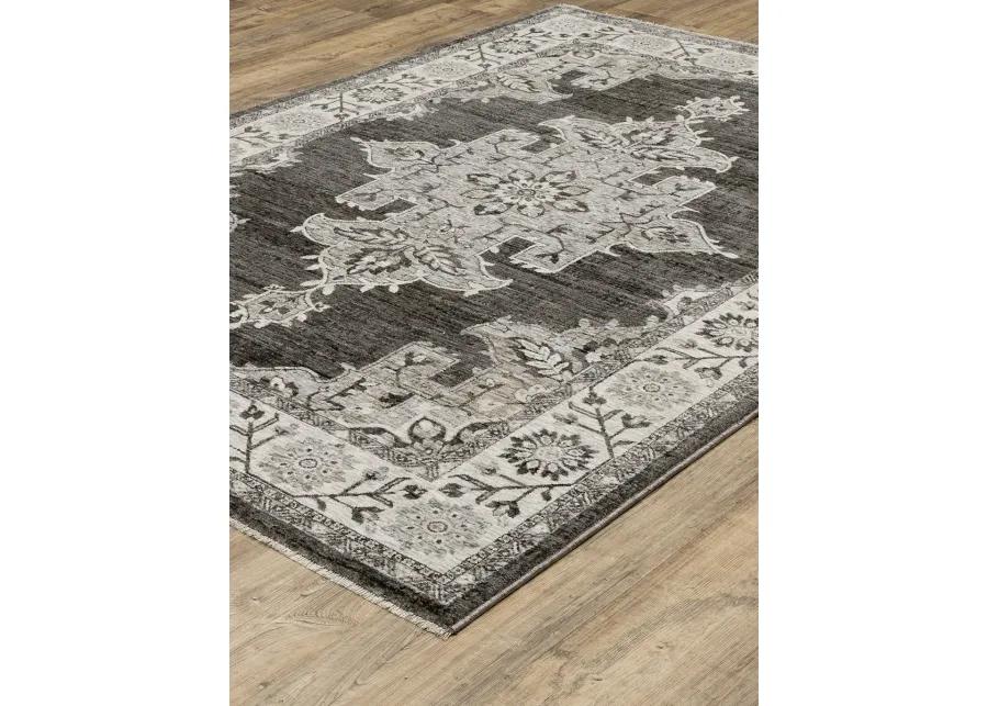 Chamberlain 6'7" x 9'6" Grey Rug