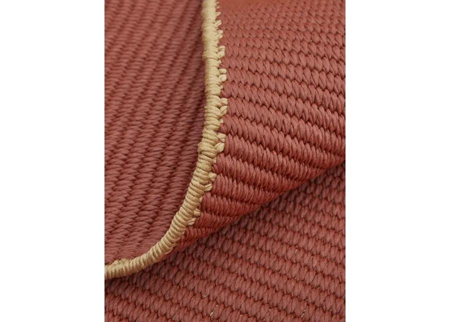 Theo 0827F 9' x 12' Red/Tan Rug