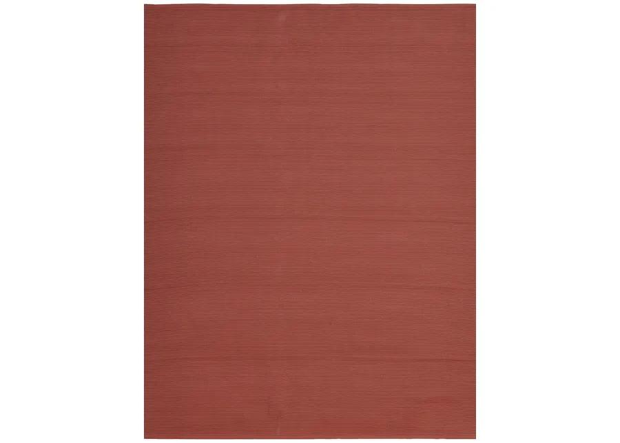 Theo 0827F 9' x 12' Red/Tan Rug