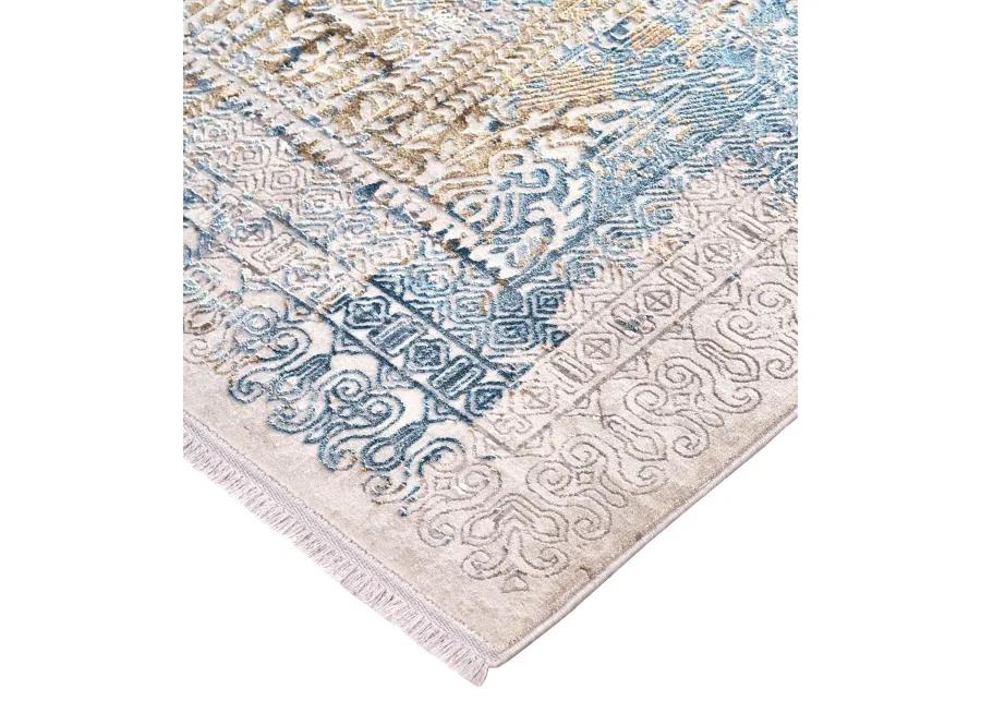 Cadiz 3890F Blue/Gray/Gold 2'2" x 3'2" Rug