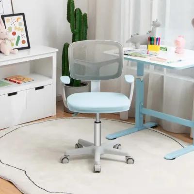 Adjustable Desk Chair with Auto Brake Casters for Kids