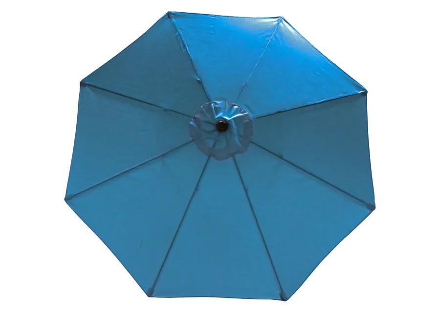 Sunnydaze 9 ft Aluminum Patio Umbrella with Tilt and Crank