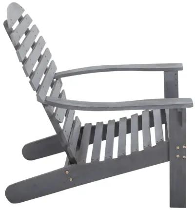 vidaXL Adirondack Chair Solid Acacia Wood Gray