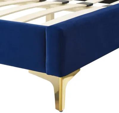 Modway - Juniper Channel Tufted Performance Velvet Full Platform Bed