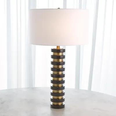 Marble Stack Lamp-Black