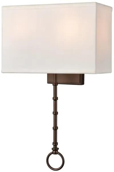 Shannon 17'' High 2-Light Bronze Sconce