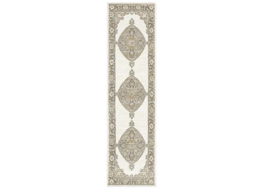 Andorra 2'3" x 8' Beige Rug