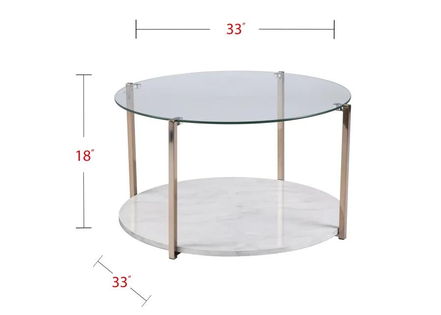 Gloria Round Cocktail Table