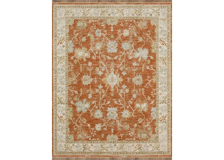 Adalia Iznik Rust 2' 7" X 7' 3" Rug