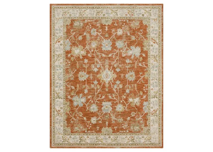 Adalia Iznik Rust 2' 7" X 7' 3" Rug