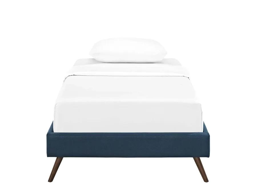 Modway - Loryn Twin Fabric Bed Frame with Round Splayed Legs