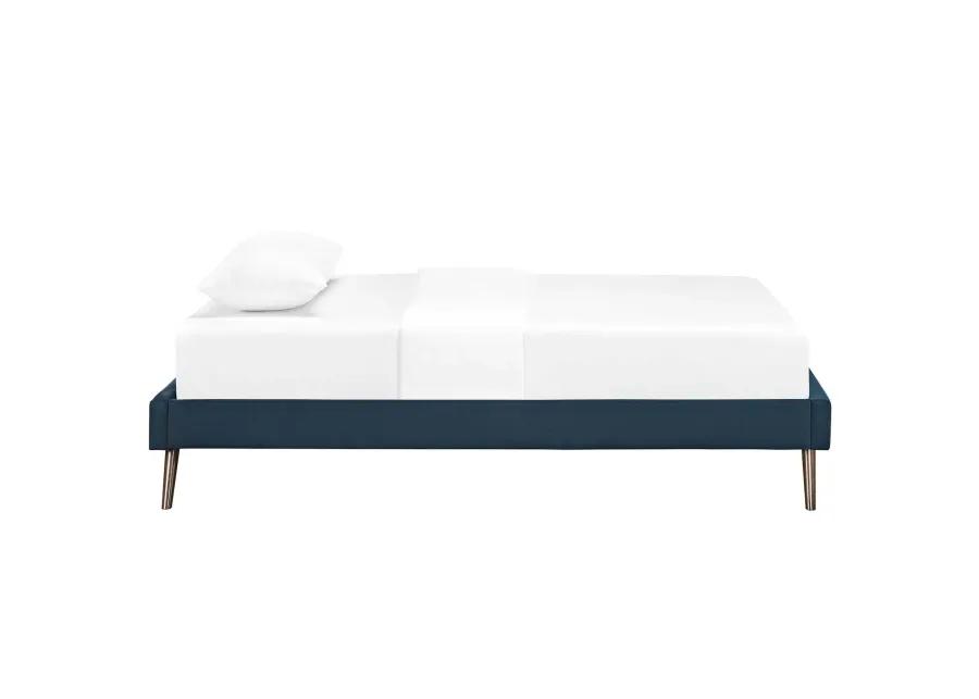 Modway - Loryn Twin Fabric Bed Frame with Round Splayed Legs