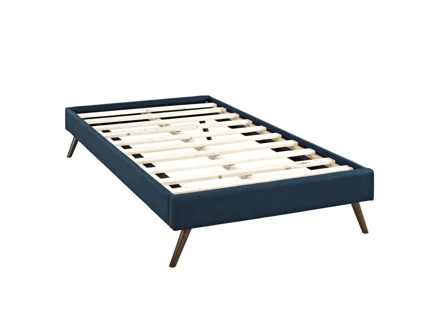 Modway - Loryn Twin Fabric Bed Frame with Round Splayed Legs